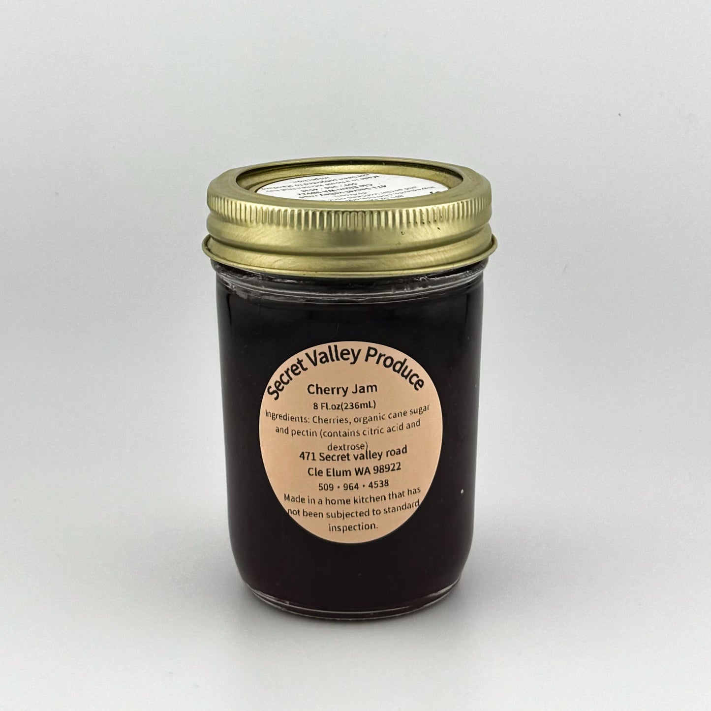 Cherry Homemade Jam - 8oz jar