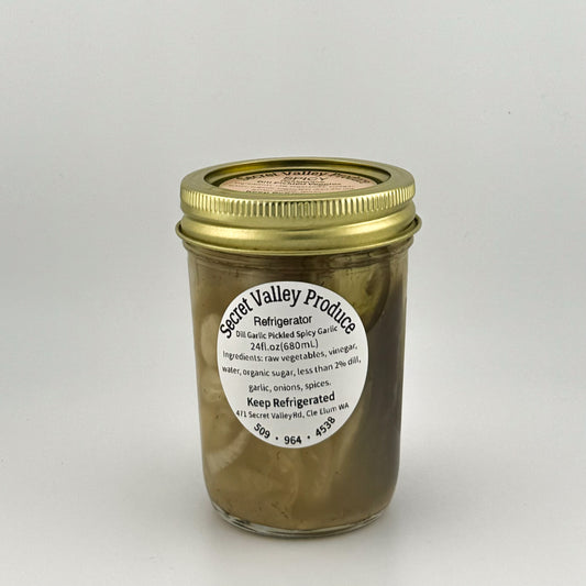 SPICY! Pickled Garlic 8oz