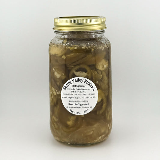 SPICY! Pickled Jalapenos 24oz