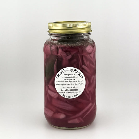SPICY! Pickled Dill Red Onion 24oz