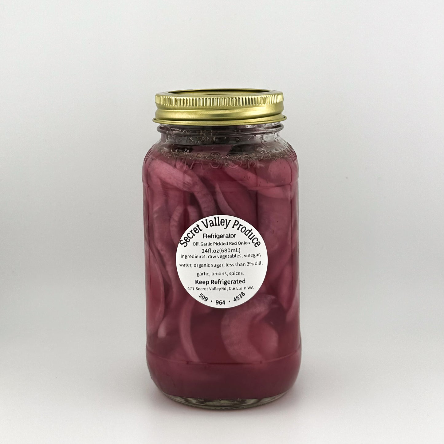 Pickled Dill Red Onion 24oz