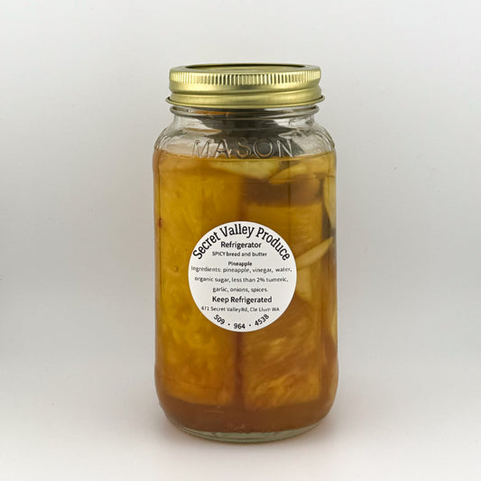 SPICY! Bread & Butter Pineapple 24oz