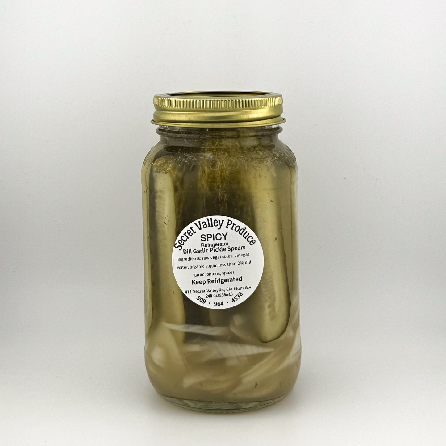 SPICY! Pickled Dill SPEARS 24oz