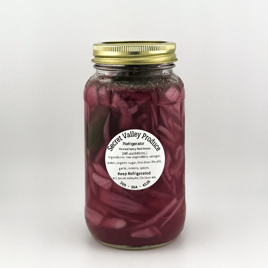 SPICY! Pickled Red Onion 24oz